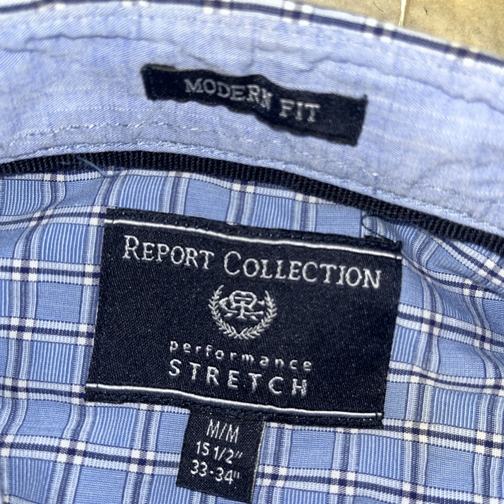 Report Collection X4 Mens Medium Modern Fit Performance Stretch Shirt - Picture 6 of 16